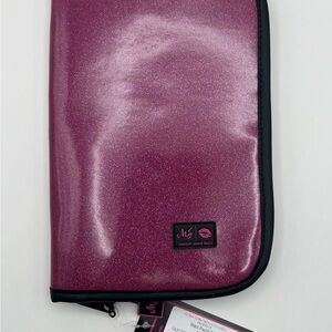 Makeup Junkie Bags Glitter Tablet Sleeve in Shimmering Plum